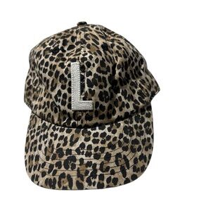 Rey to z Leopard Print Kids Cap with white Letter